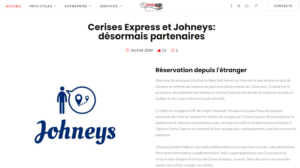 communiqué partenariat United Express et Johneys